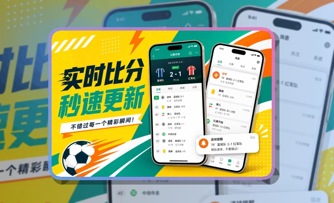快速入口 · 手机端看球入口 · 赛程提醒更清楚界面展示